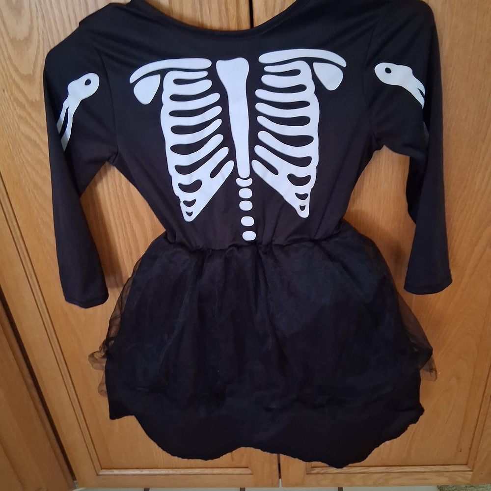 Kids Skeleton Costume - Black and White